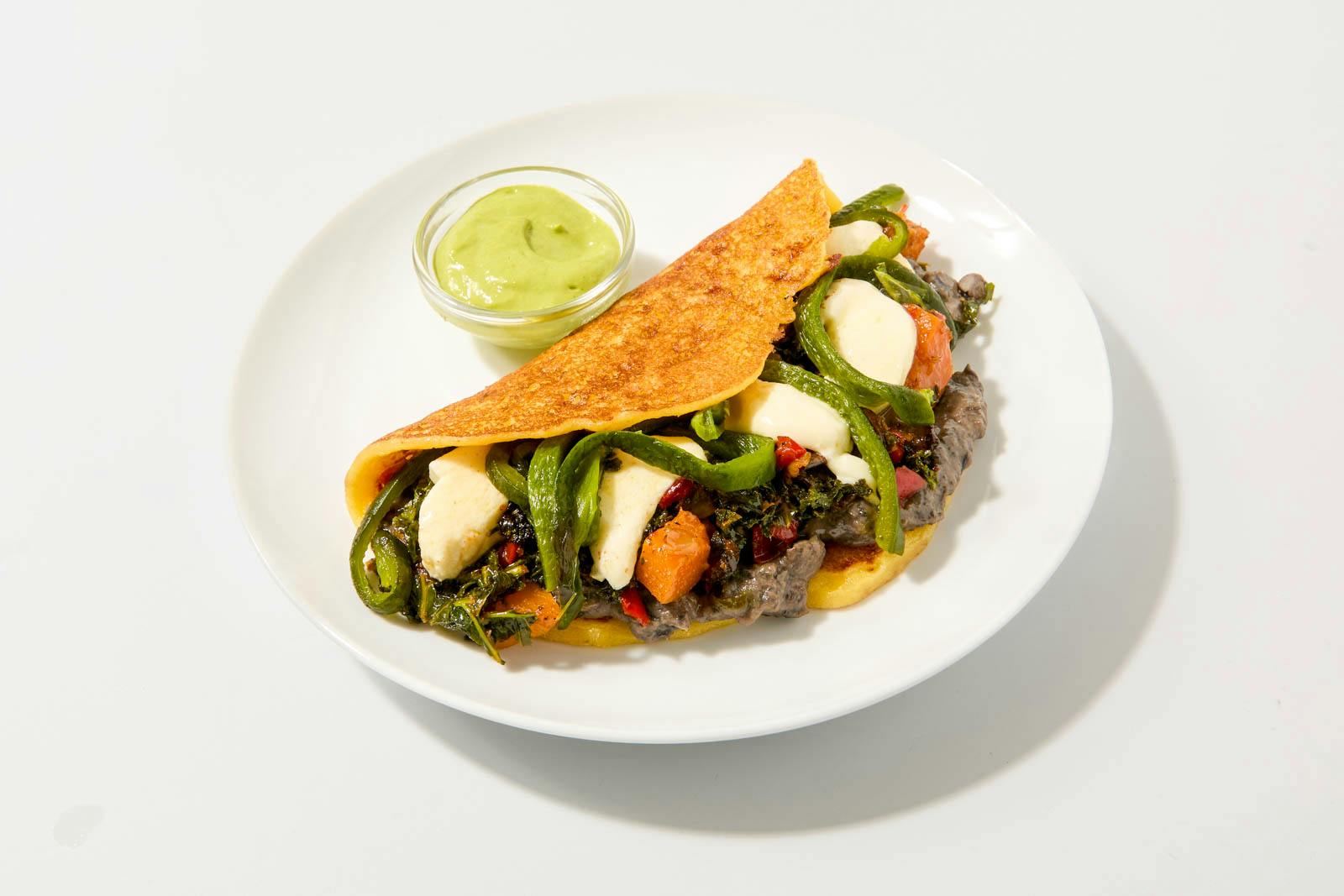 Vegetarian Sweet Corn Cachapas