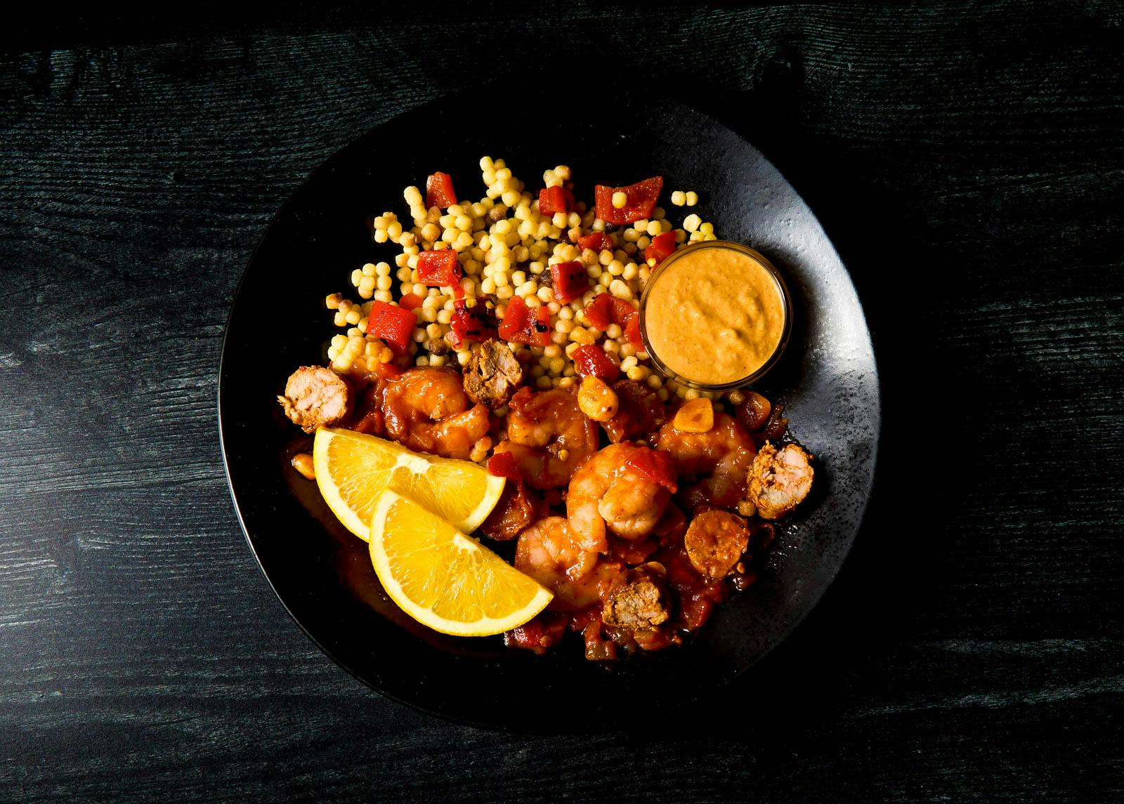 Spanish Style Shrimp with Chorizo