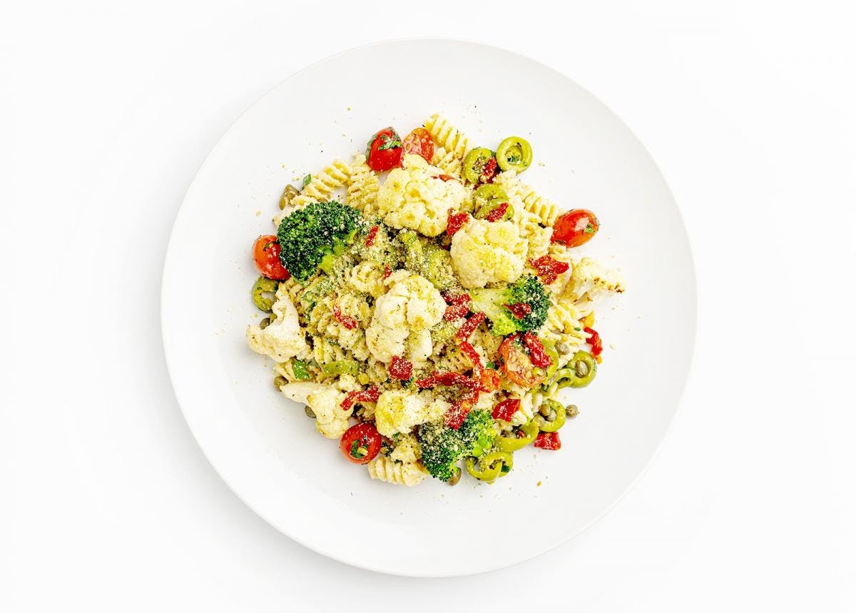 Rotini with Capers, Olives & Sun-Dried Tomatoes