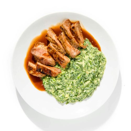 Flank Steak & Spinach