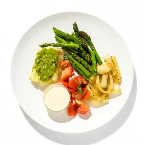 Tomato-Basil Cod