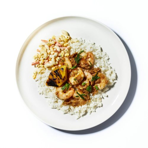 Buttery Hawaiian Garlic Shrimp