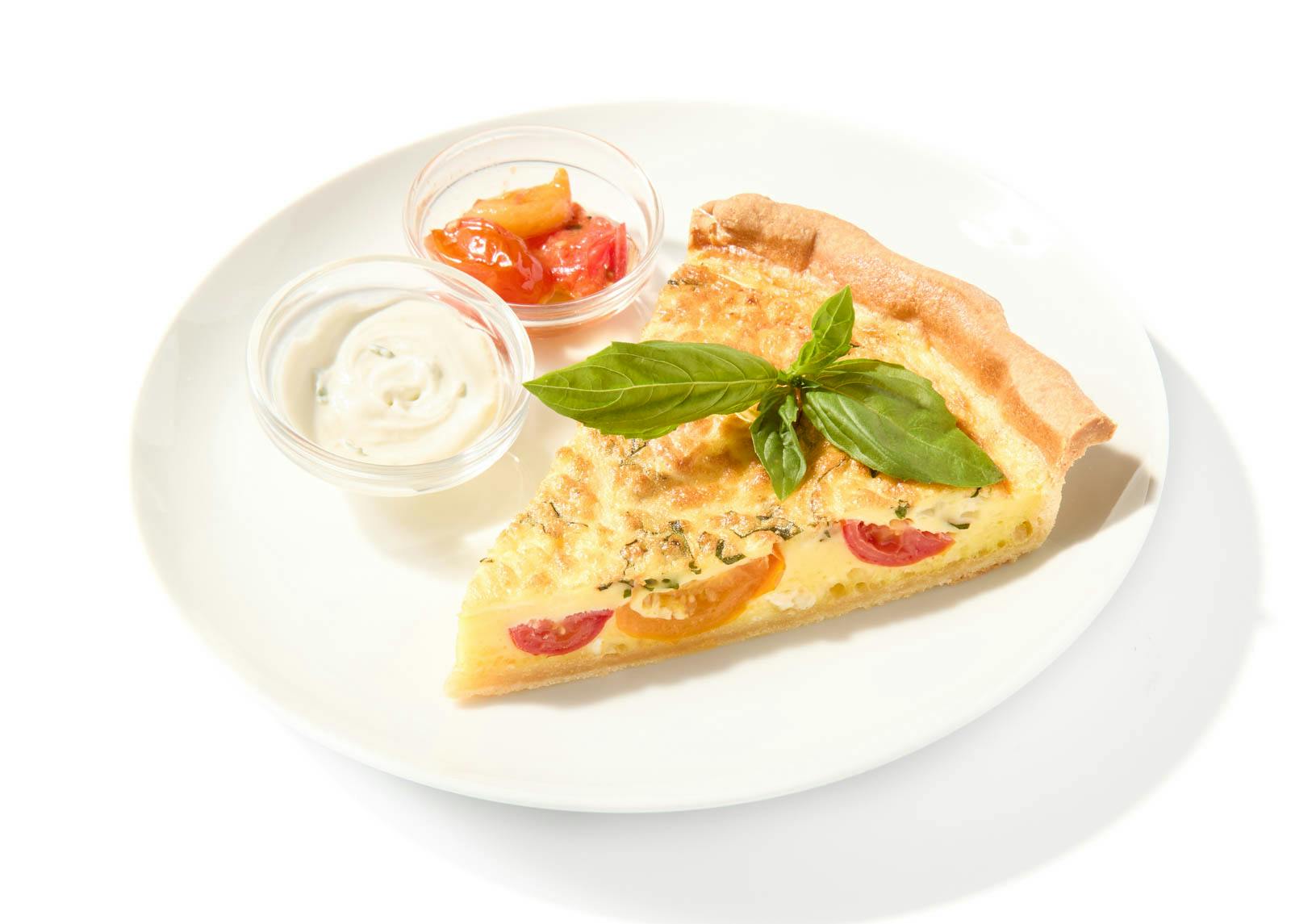 Caprese Quiche