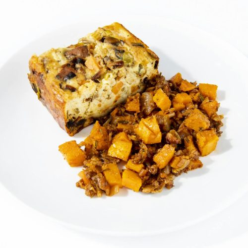 Leek, Chorizo, & Sweet Potato Frittata