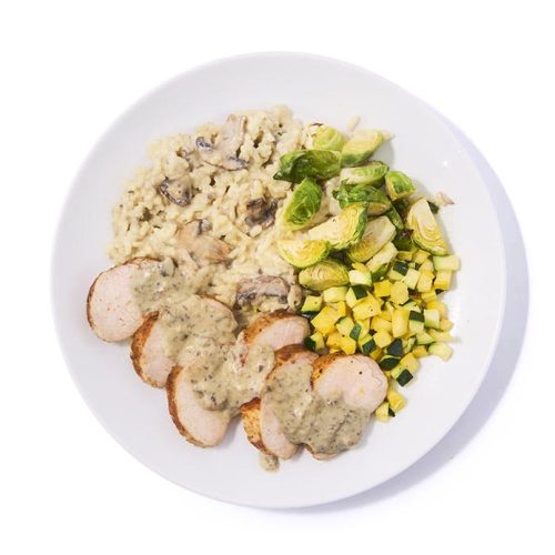 Pork Loin with Mushroom-Marsala Sauce