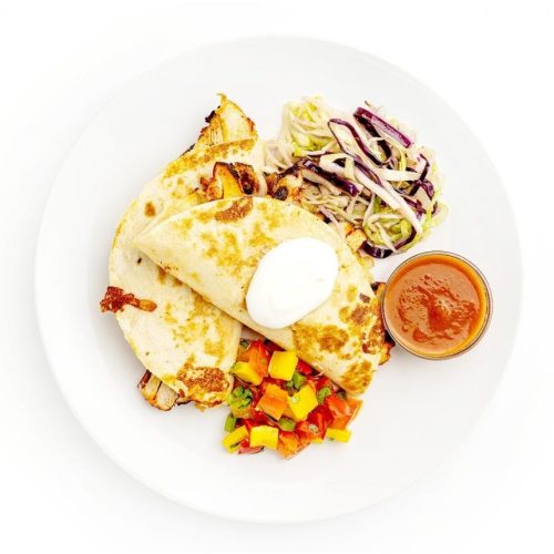 Adobo Chicken Quesadillas