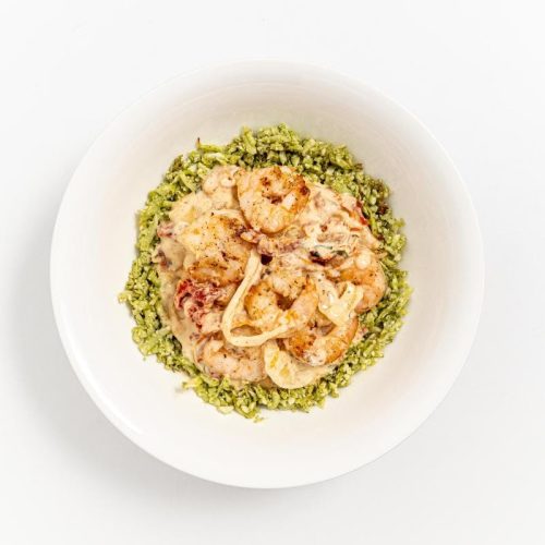 Shrimp & Herbed Cauliflower Rice