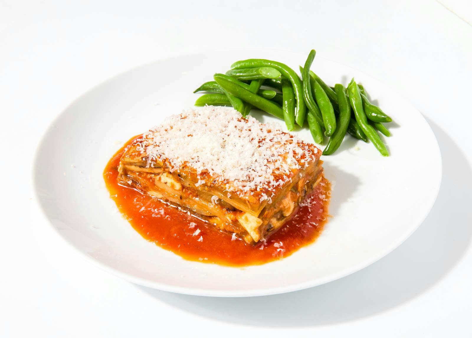Eggplant Parmigiana with Marinara Sauce