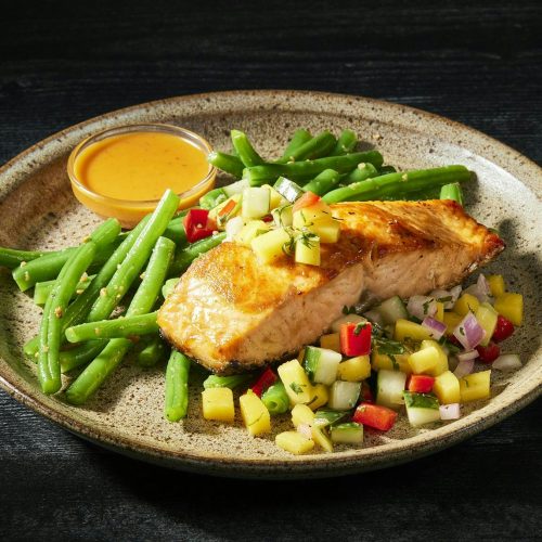 Chipotle-Maple Glazed Salmon