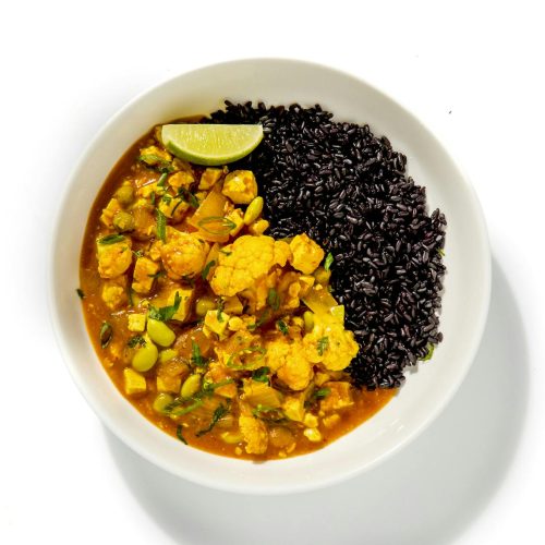Thai Curry with Black Rice