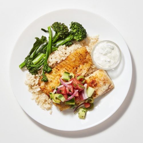 Tilapia & Greek Salad