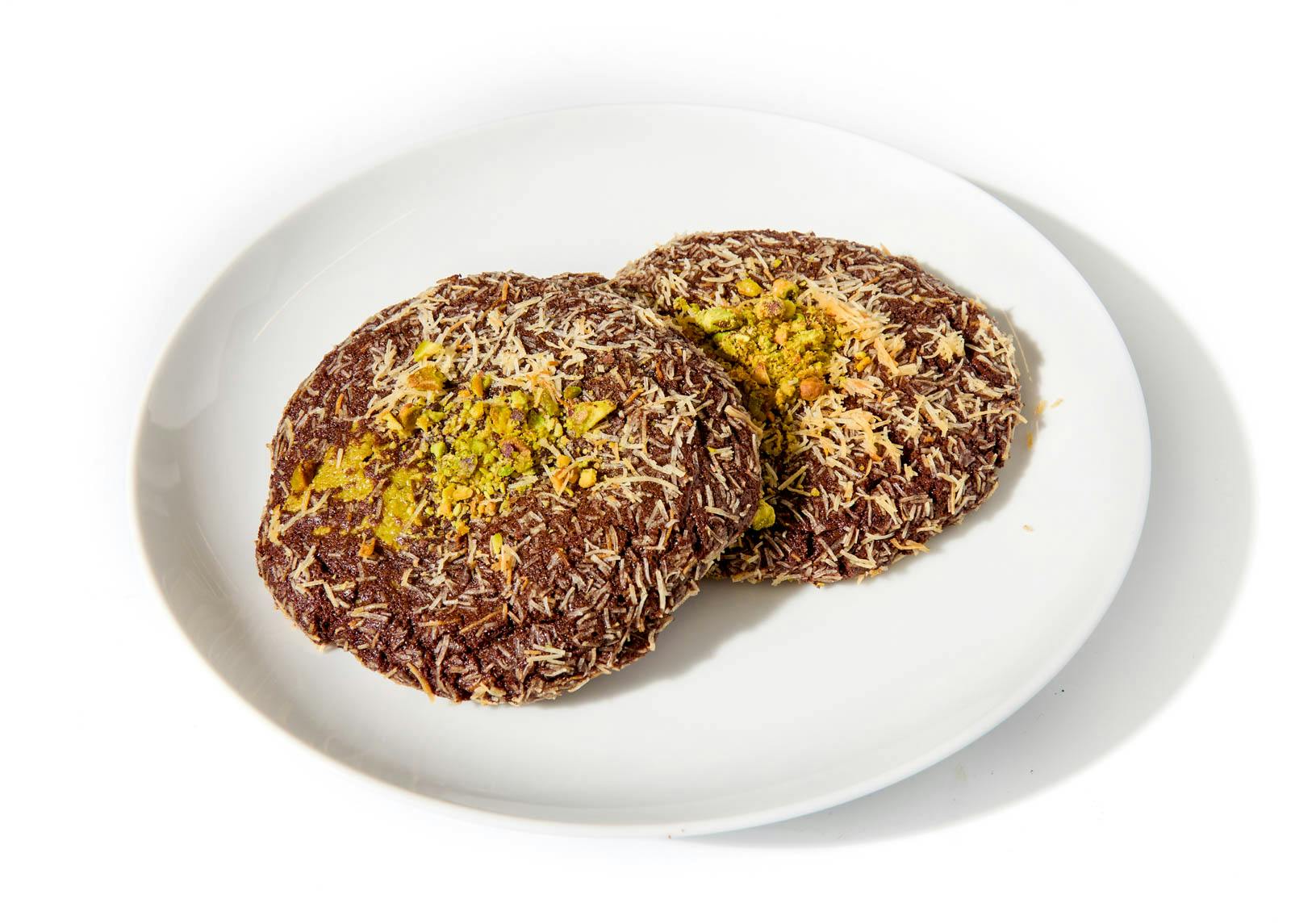 Viral Dubai Pistachio Kunafa Double Chocolate Cookie