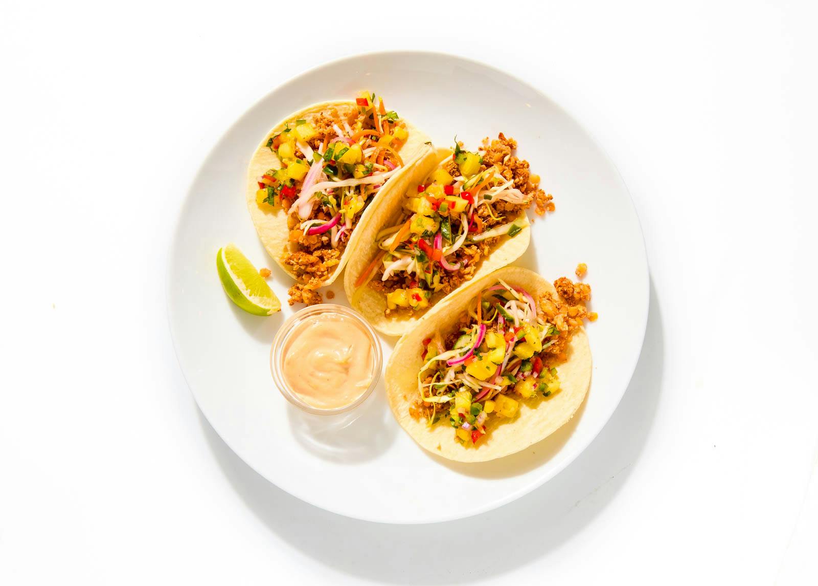 Walnut ‘Chorizo’ & Lentil Tacos