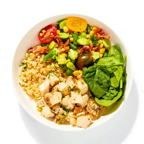 Succotash & Chicken Bowl