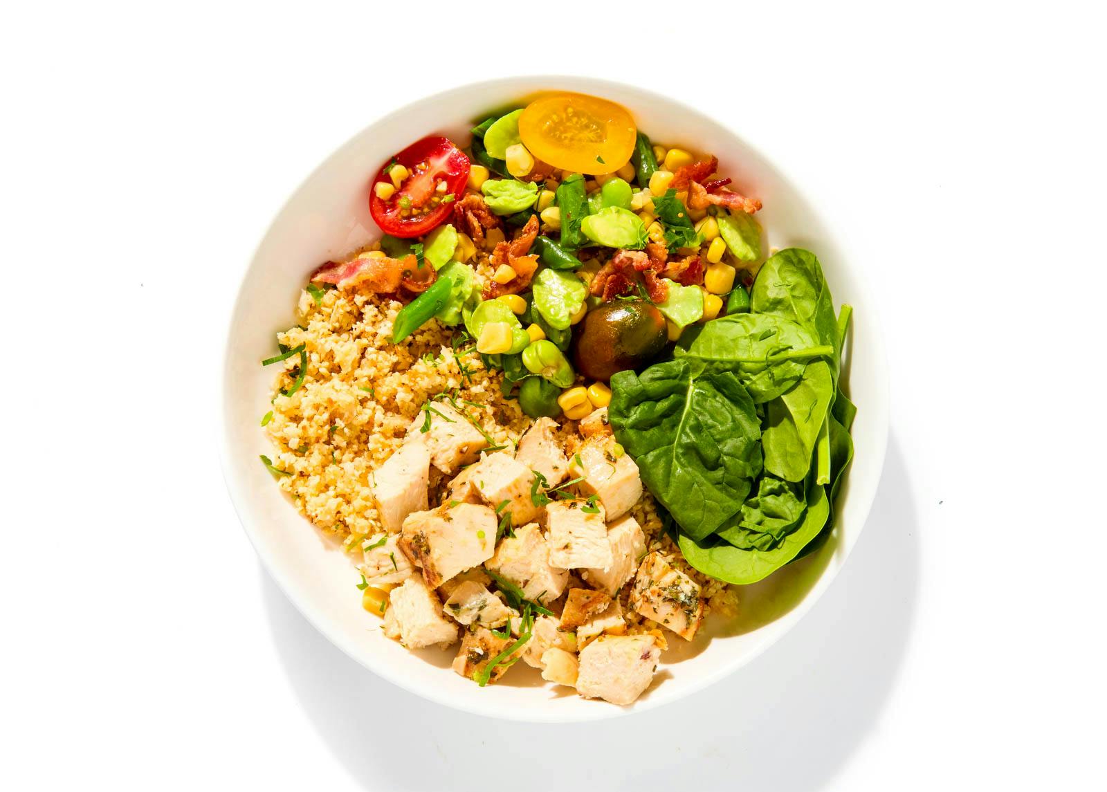 Succotash & Chicken Bowl