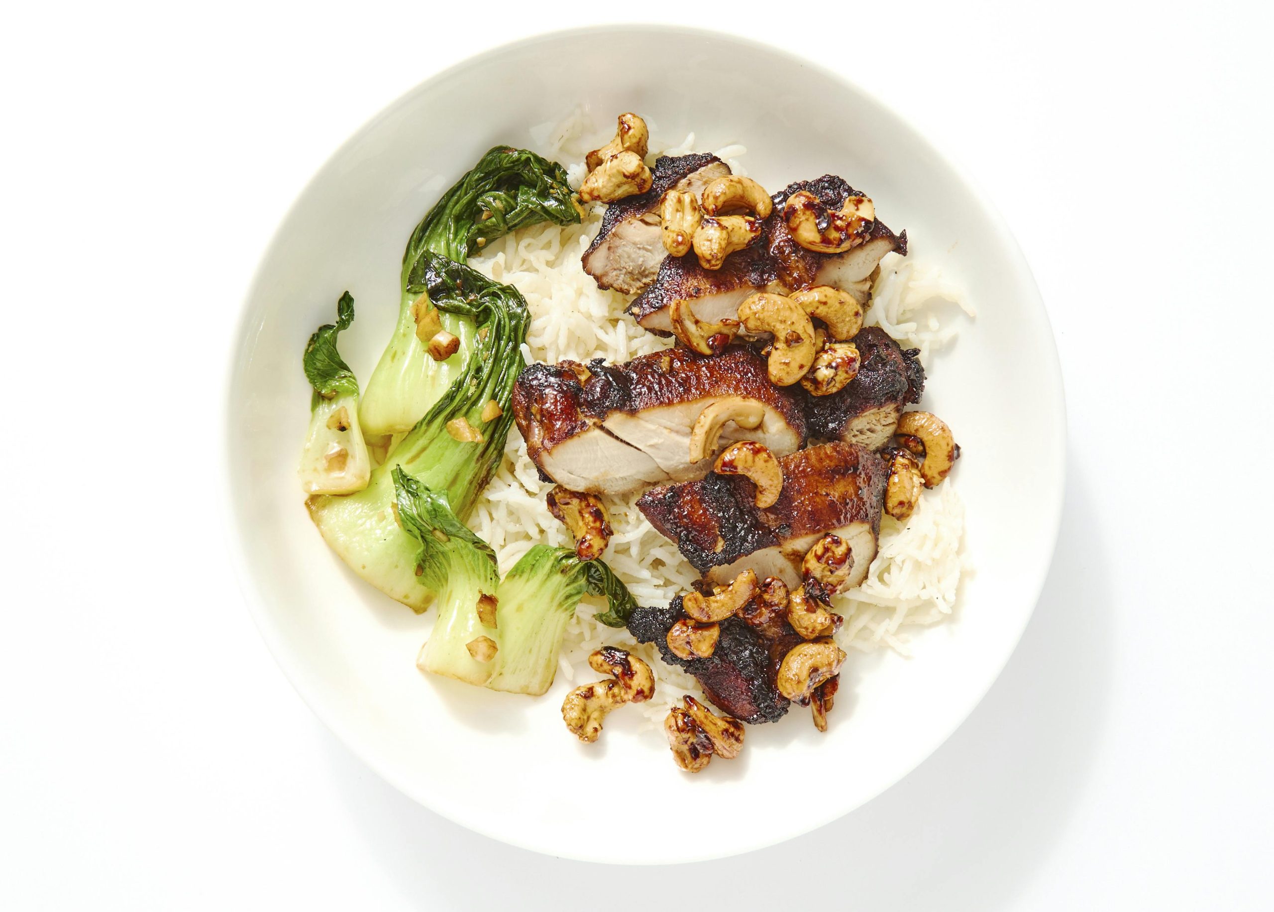 Cashew Chicken with Bok Choy