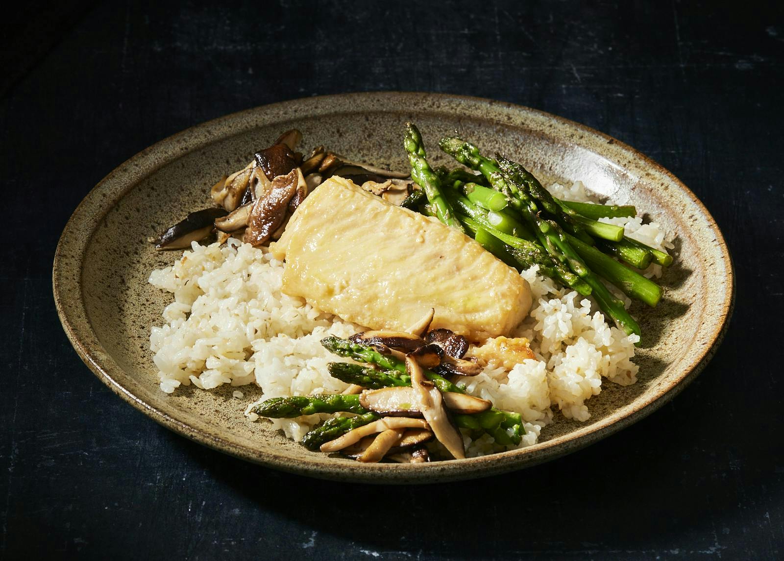 Maple-Miso Roasted Cod