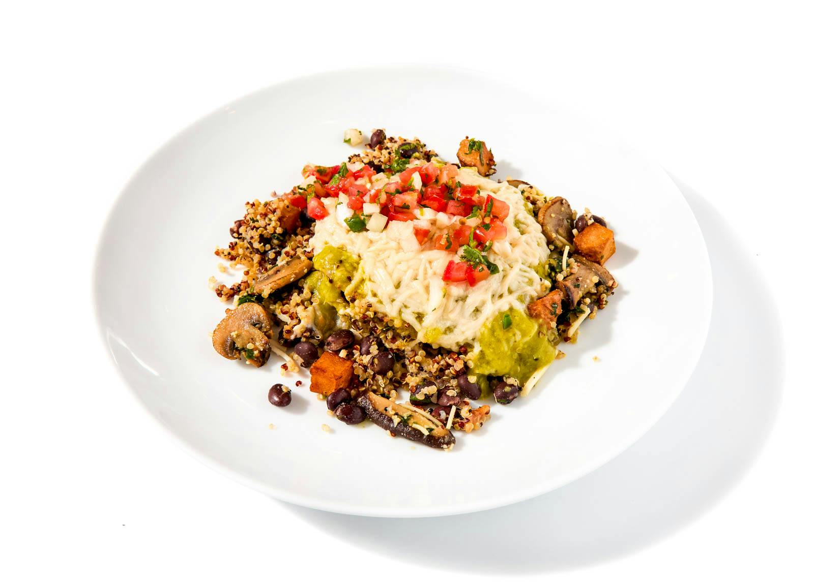 Mushroom & Potato Enchiladas