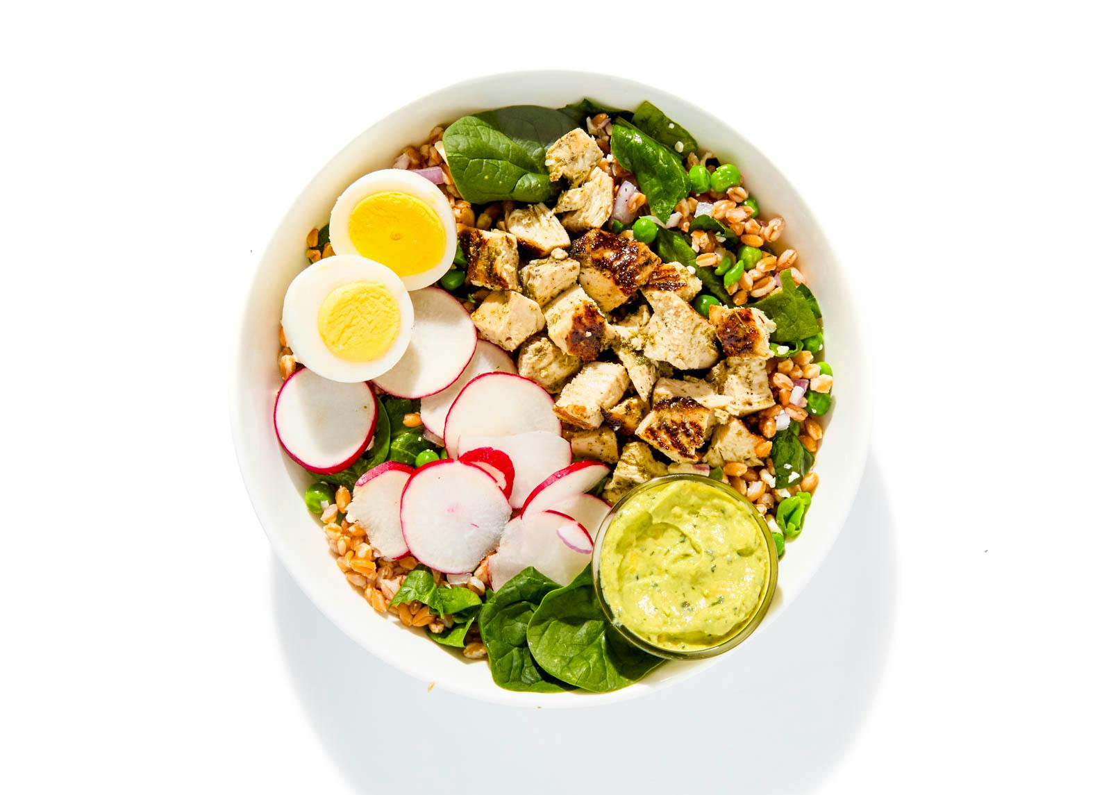 Grilled Chicken & Farro Bowl