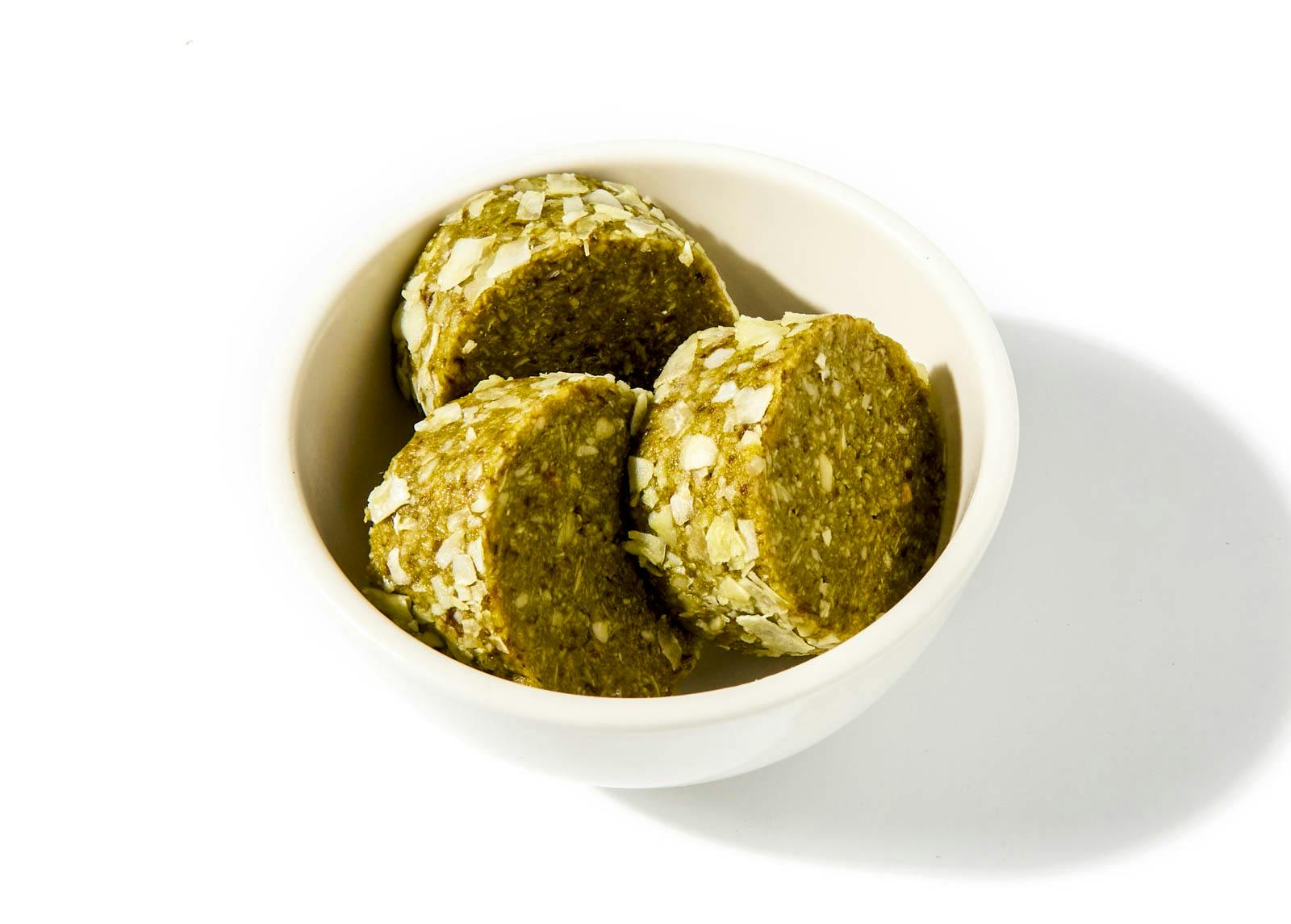 Matcha & Coconut Power Rolls