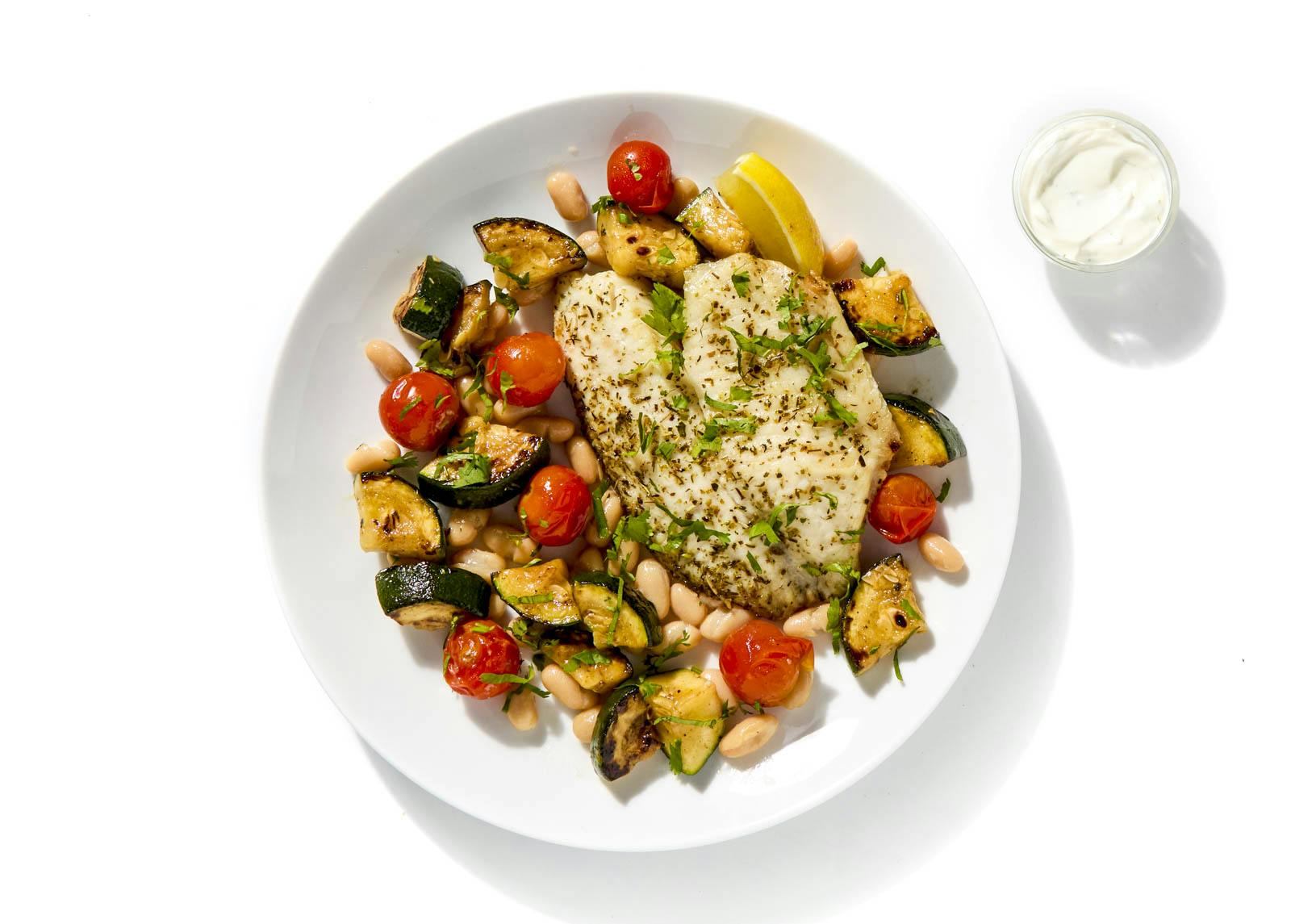 Mediterranean Baked Tilapia