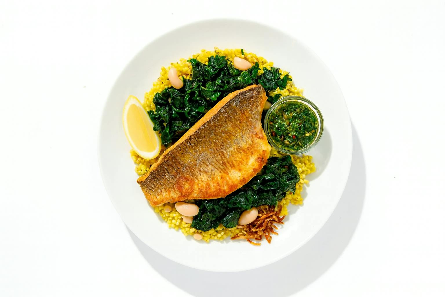 Mediterranean Seared Branzino