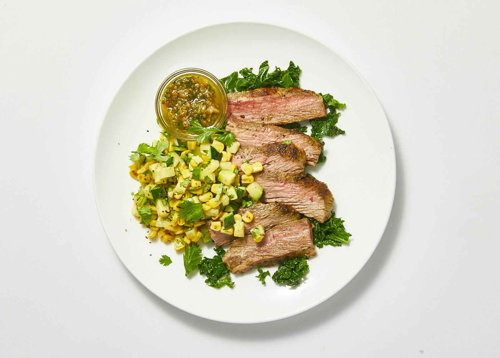 Grilled Mojo De Ajo Flank Steak