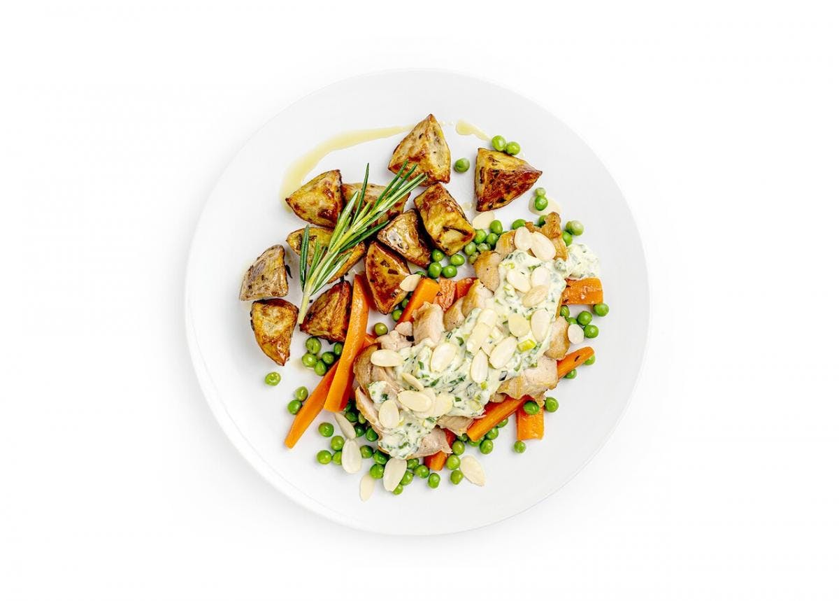 Chicken Thighs in Scallion Cream