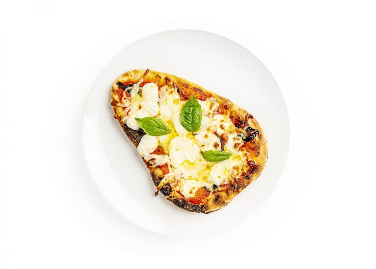 Grilled Naan Pizza Margherita