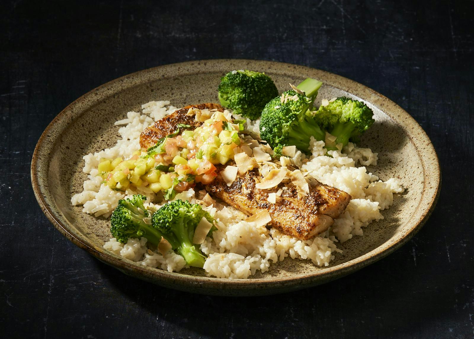 Blackened Mahi Mahi with Mango-Habanero Salsa