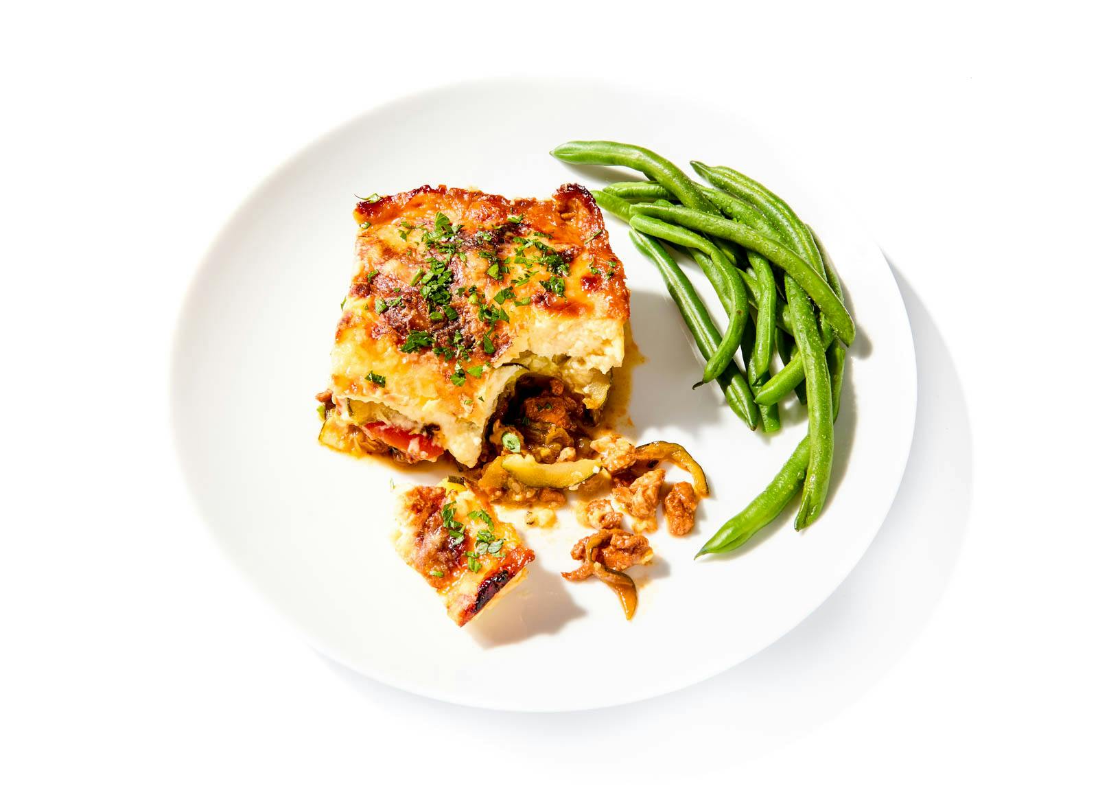 Hearty Zucchini & Beef Moussaka