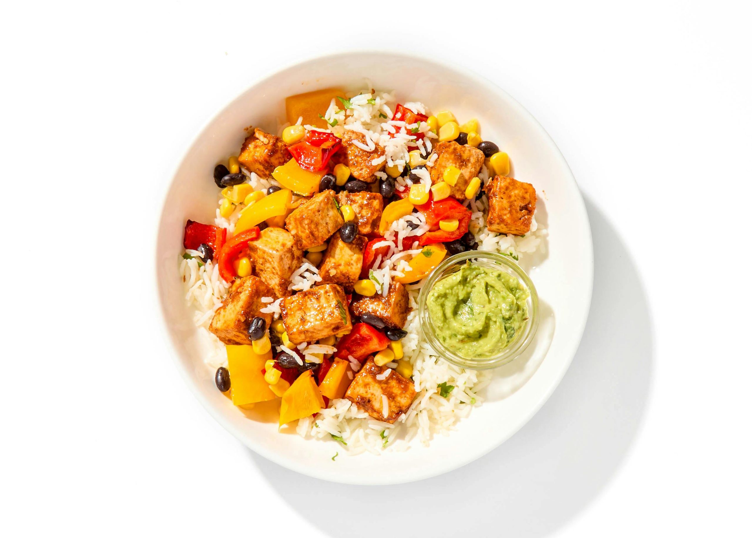 Mexican Tofu Burrito Bowl