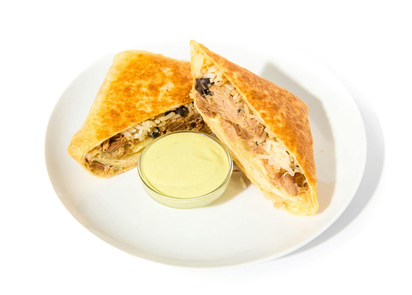 Carnitas Suiza Burrito