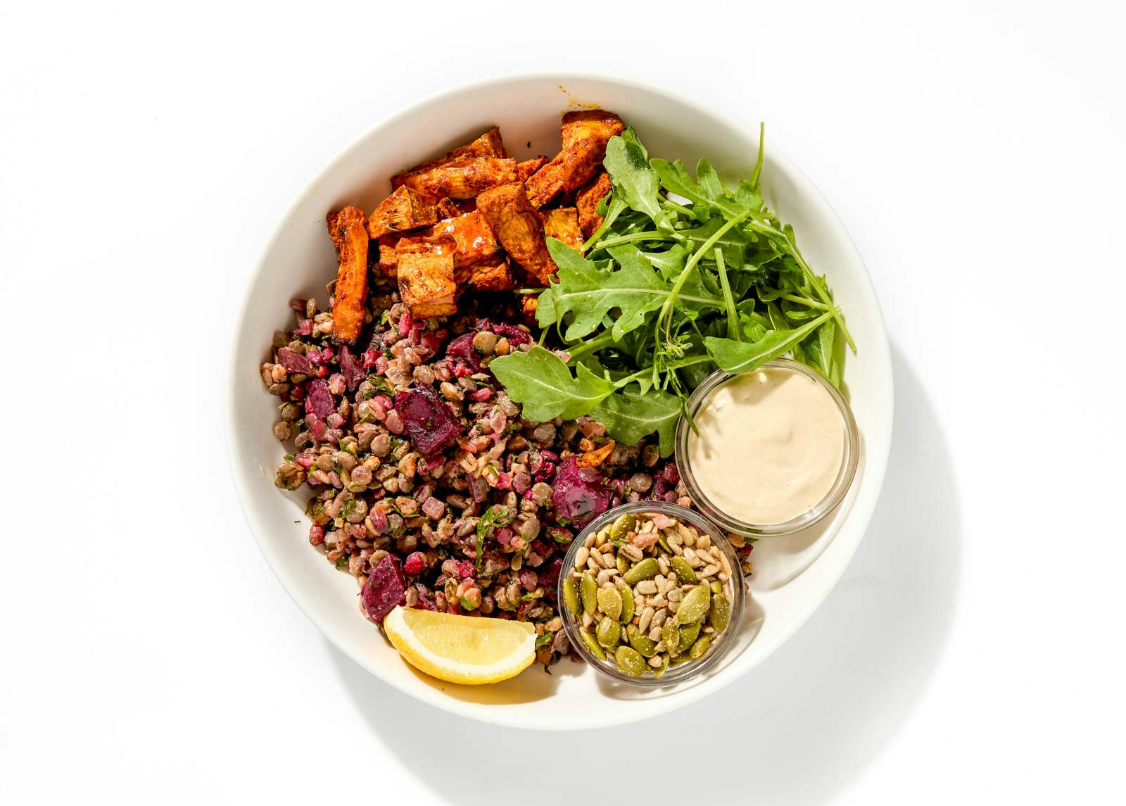 Lentil Farro & Beet Salad