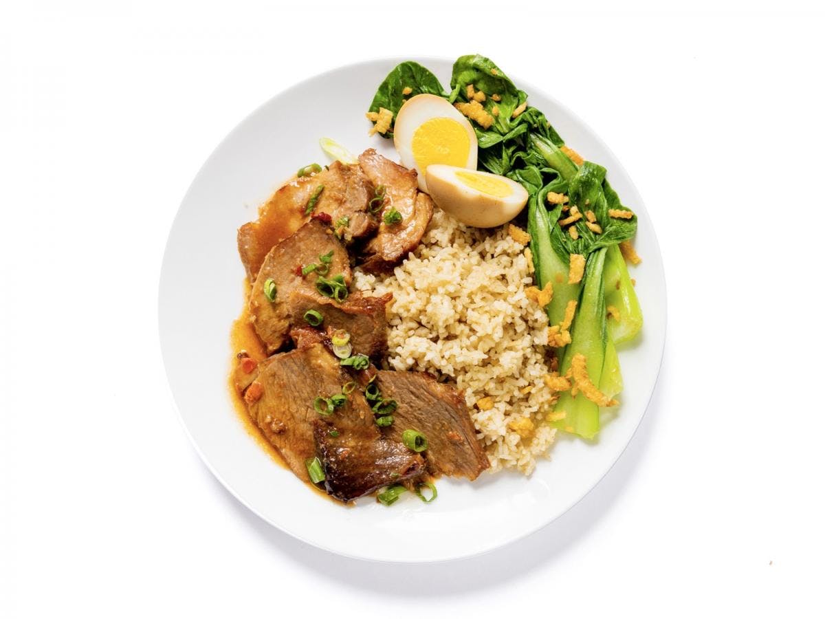 Honey Roasted Pork Rice Bowl (Char Siu Rice)