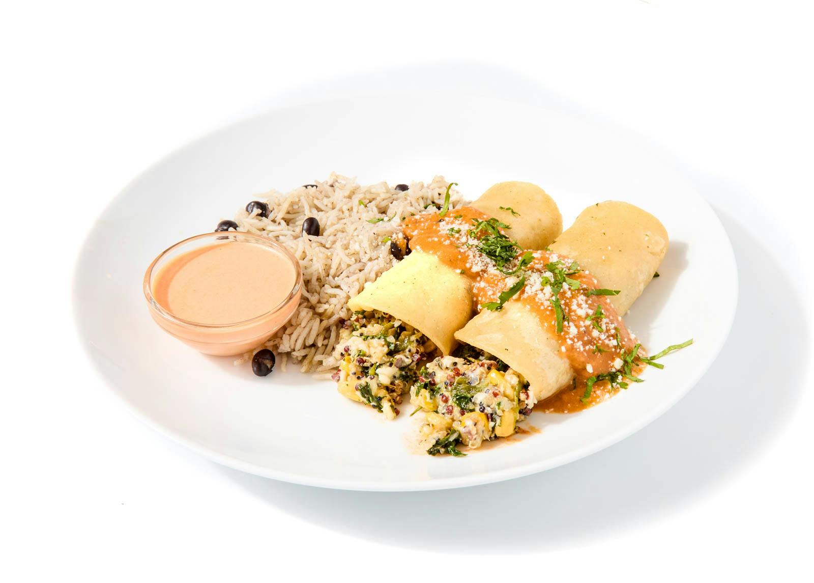 Quinoa & Veggie Enchiladas