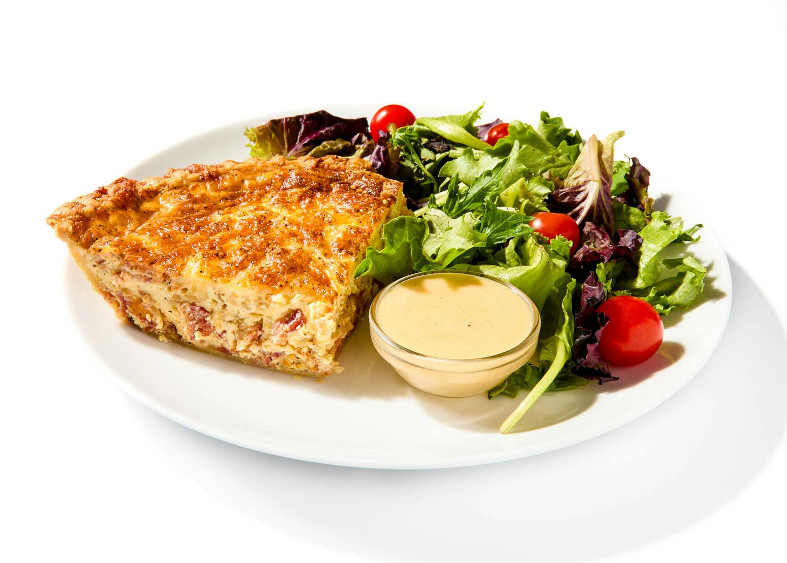 Bacon, Egg & Cheese Quiche