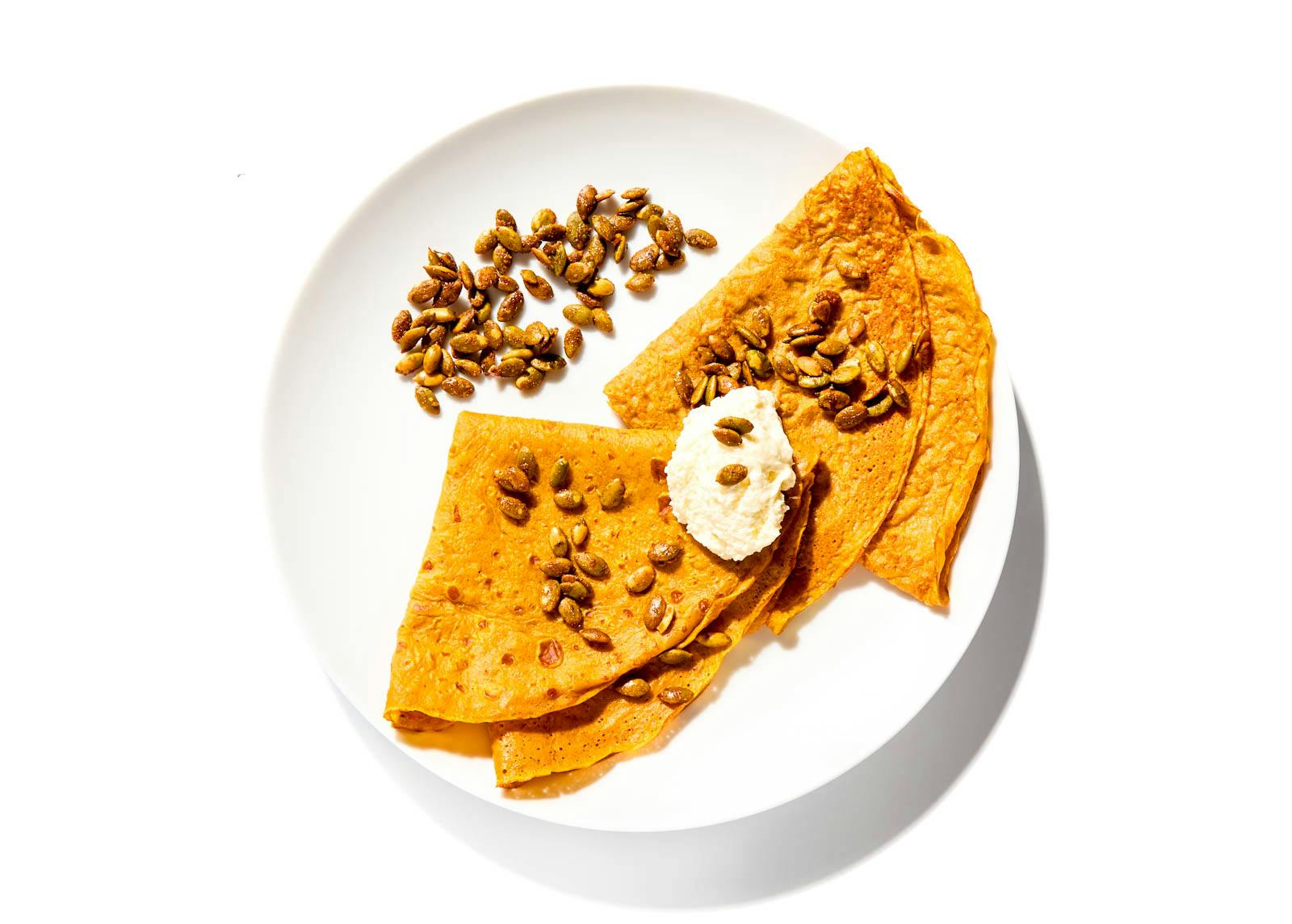 Pumpkin Spice Crepes