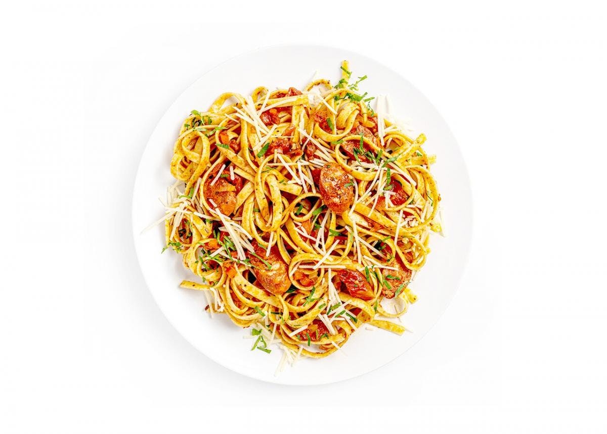 Smoky Chorizo Fettuccine