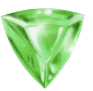 green gemstone