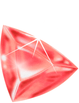 red gemstone